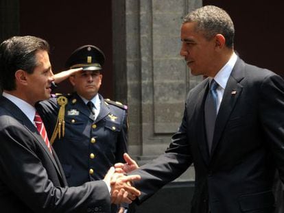 Barack Obama y Enrique Pena Nieto, en mayo.