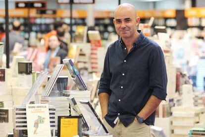 Eduardo Sacheri, en la Feria internacional del Libro de Guadalajara. 