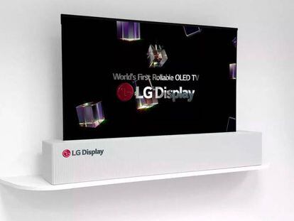El Televisor enrollable de LG se pondrá a la venta muy pronto