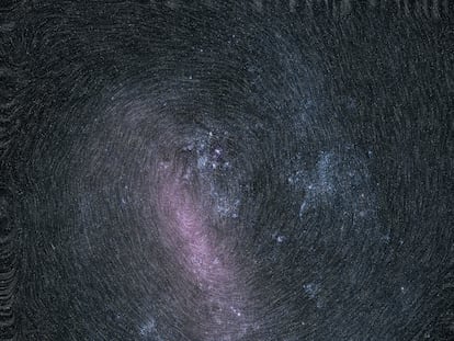 Imagen de una de las galaxias más cercanas a la Vía Láctea, tomada por Gaia.