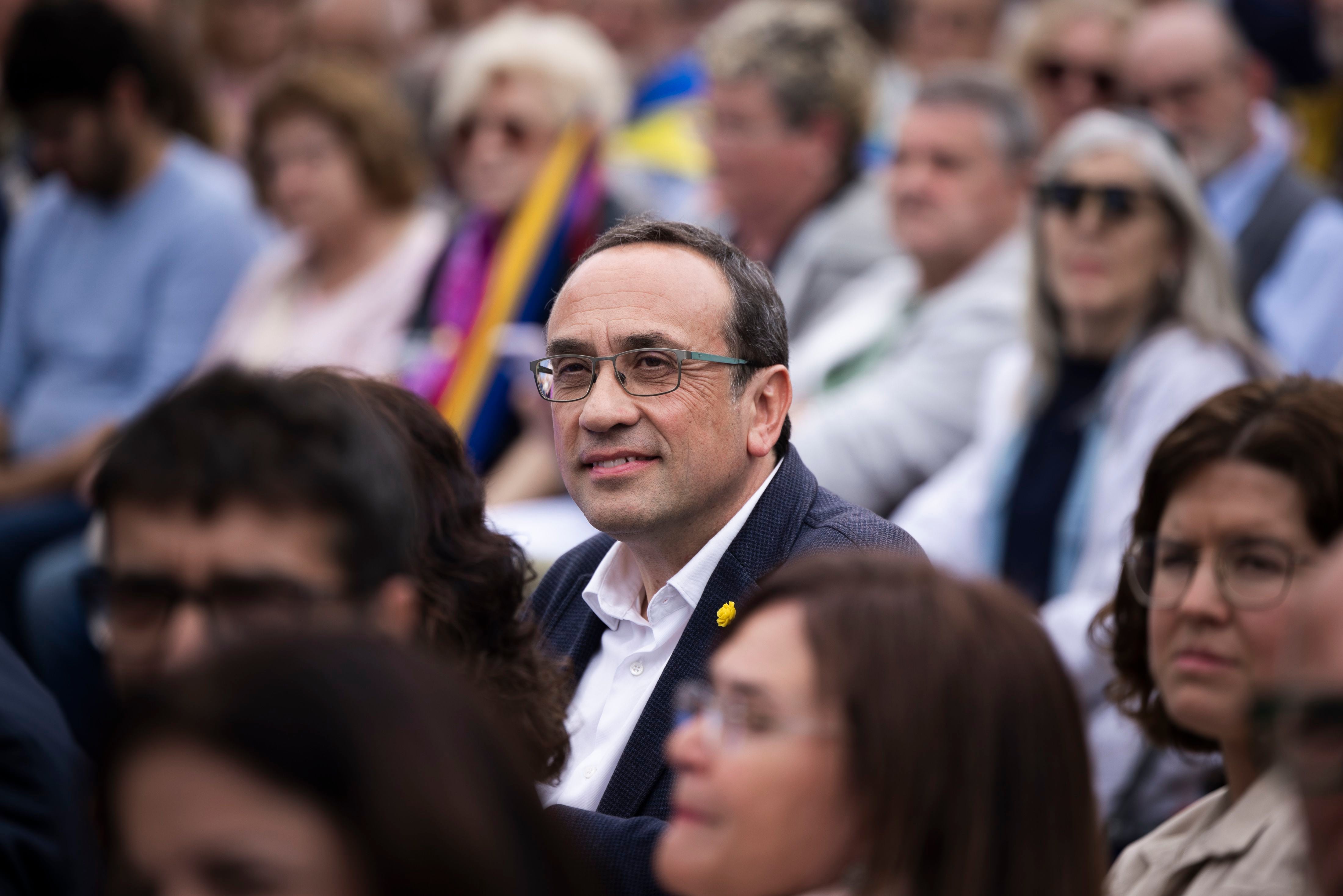 Rull en el acto de presentación de la candidatura de Junts+.