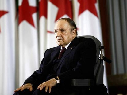 El presidente argelino Abdelaziz Bouteflika en Argel en 2014.