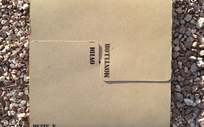 Coberta del disc 'A Alcoi' realitzada per Antoni Miró.