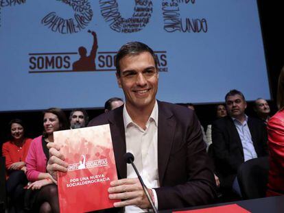 El candidato a la Secretar&iacute;a General del PSOE, Pedro S&aacute;nchez.