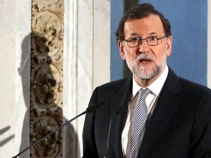 Mariano Rajoy, este martes, en el foro.