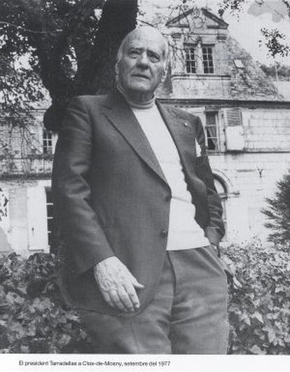 Josep Tarradellas, el 1977.