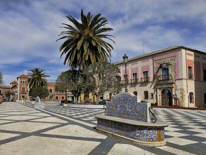 Plaza del Pan en Talavera de la Reina, Toledo.