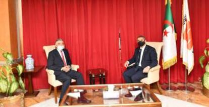 Francisco Reynés y Toufik Hakkar, presidentes de Naturgy y Sonatrach.