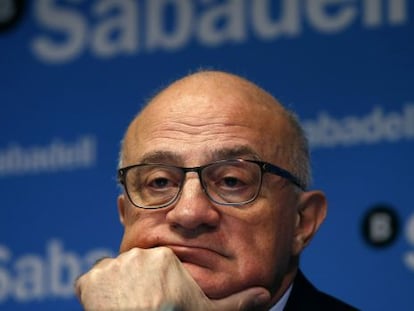 Josep Oliu, presidente del Banco Sabadell.