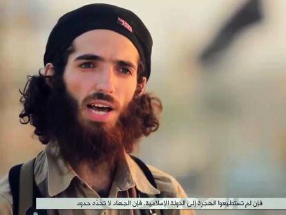 El terrorista Abu Lais &#039;el Cordob&eacute;s&#039; cuyas amenazas se hicieron virales en las redes sociales este verano.
