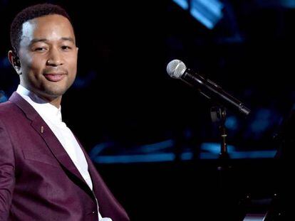 John Legend en uno de sus conciertos.