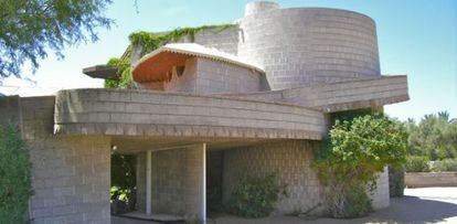 Casa dise&ntilde;ada por Frank Lloyd Wright en Phoenix (Arizona).