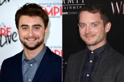 Daniel Radcliffe y Elijah Wood

Hombres blancos, bajitos, con ojos azules y pelo castaño que protagonizaron a comienzos de siglo dos de las sagas cinematográficas de fantasía más taquilleras de todos los tiempos (El señor de los anillos y Harry Potter). “Quizá deberíamos solventarlo en una pelea”, bromeaba Wood en el late night de Conan O’Brien sobre las comparaciones eternas entre ellos. Seguro que los nerds del mundo pagarían gustosos la entrada.