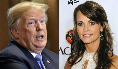 Trump y la modelo Karen McDougal.