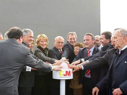 El acto de la puesta de la primera piedra del Campus de la Justicia