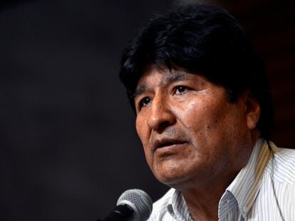 Imagen de archivo del expresidente boliviano Evo Morales.
