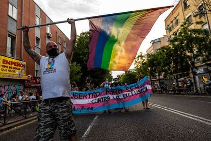 Desfile del Orgullo Vallekano, en junio de 2021.