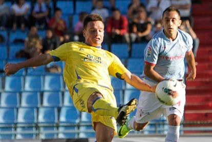 Un momento del encuentro entre Celta y Las Palmas.