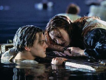 Leonardo DiCaprio y Kate Winslet, en ‘Titanic’.
