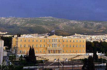 Sede del Parlamento griego, en Atenas.