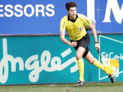 César Noval, en el Eibar-Real Madrid.