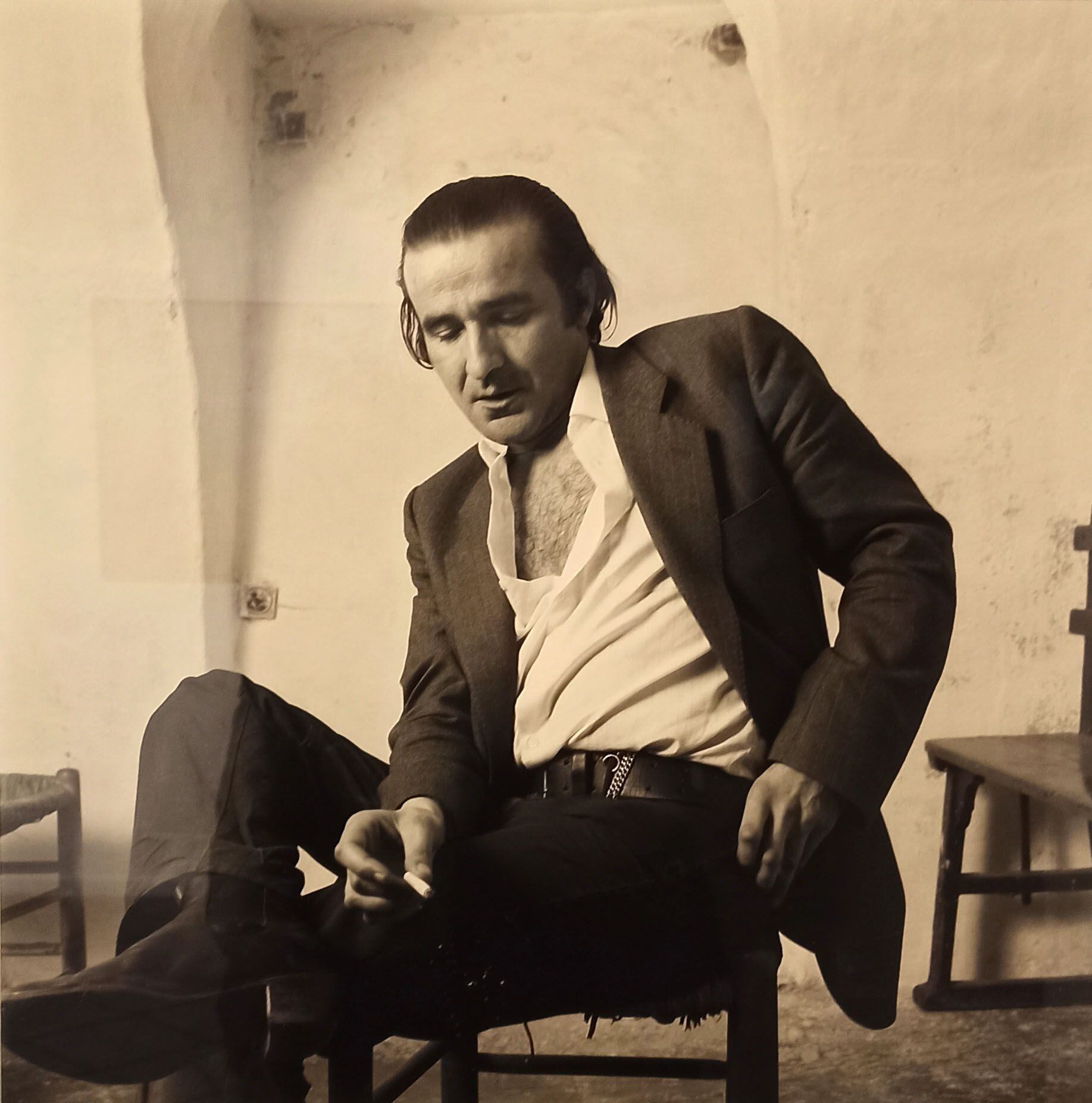 Foto de Luis Claramunt realizada por Alberto García-Alix en 1988, que puede verse en la exposición de Barcelona.