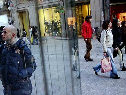 La calle del Príncipe es una de las arterias comerciales de Vigo, donde se encuentra el Marco (Museo de Arte Contemporánea).