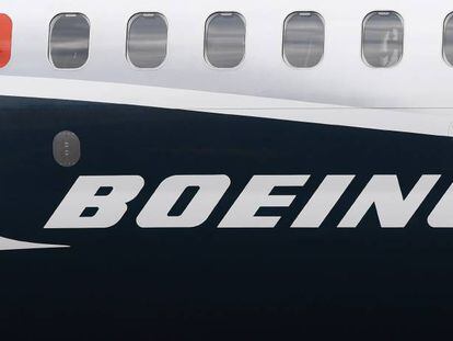 Fotograf&iacute;a de archivo que muestra el logotipo de Boeing. 