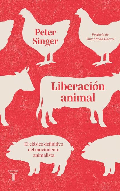 Portada del libro "Liberación animal" de Peter Singer. Editorial Taurus