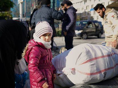 Algunos refugiados sirios, como esta pequeña afincada en Estambul, están regresando a su país.