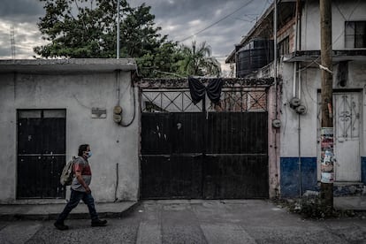 La casa de Benjamín López. Aquí lo asesinaron el pasado 11 de enero.