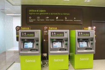 Cajeros de Bankia.