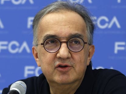 Sergio Marchionne, CEO de Fiat Chrysler, en el sal&oacute;n de Detroit (EEUU), el pasado d&iacute;a 15.