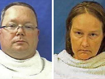 Eric Williams y su mujer, Kim, acusados de la muerte de los dos fiscales del condado de Kaufman, en Texas.