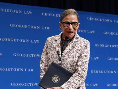 Ruth Bader Ginsburg, en un evento el pasado septiembre