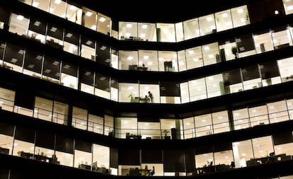 Edificio de oficinas en Madrid.