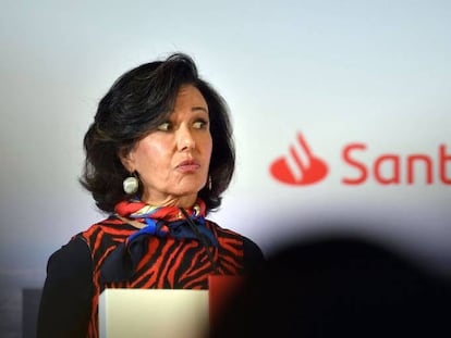 Ana Botín, presidente de Banco Santander. 