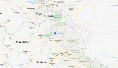 La provincia de Jaiber Pastunjuá, en Pakistán. (Google Maps)