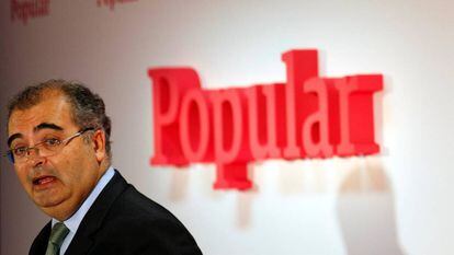 Ángel Ron, presidente del Popular, el pasado 30 de enero.