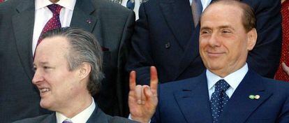Silvio Berlusconi en una cumbre europea.