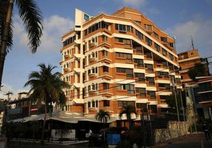 El hotel del que huyeron los hermanos Gourriel en Santo Domingo.