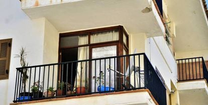 La vivienda donde una mujer murió apuñalada en Mallorca el pasado mayo.