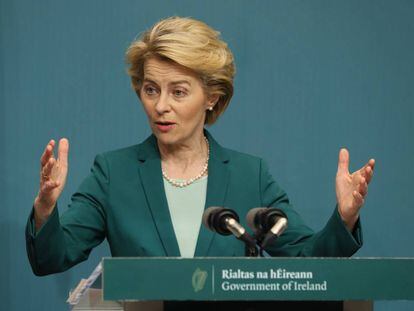 La presidenta de la Comisión Europa, Ursula von der Leyen.