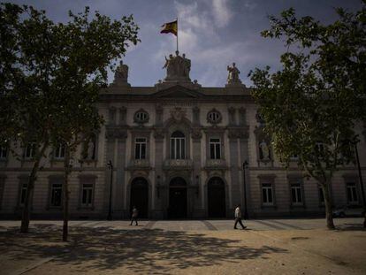 Fachada del Tribunal Supremo en Madrid. 