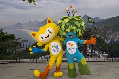 Las mascotas de los Juegos Ol&iacute;mpicos y Paral&iacute;mpicos de 2016.