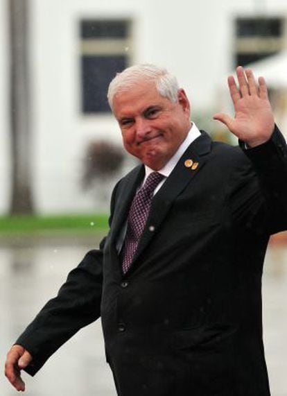 El presidente de Panam&aacute;, Ricardo Martinelli.