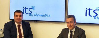 Álvaro Fraile, director general de ITS Security, y Juan Ignacio Sanz, consejero delegado de Ibermática.