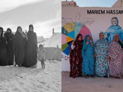 Primera asociación de mujeres y local de reunión de la asociación de Mujeres de la wilaya de Bojador “Mariem Hassan” (1975 - 2017). Sáhara Occidental.