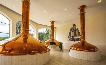 Fábrica de cerveza Rothaus, en la Selva negra (Alemania).