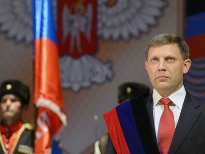 Zaj&aacute;rchenko, presidente de la Rep&uacute;blica de Donetsk. 